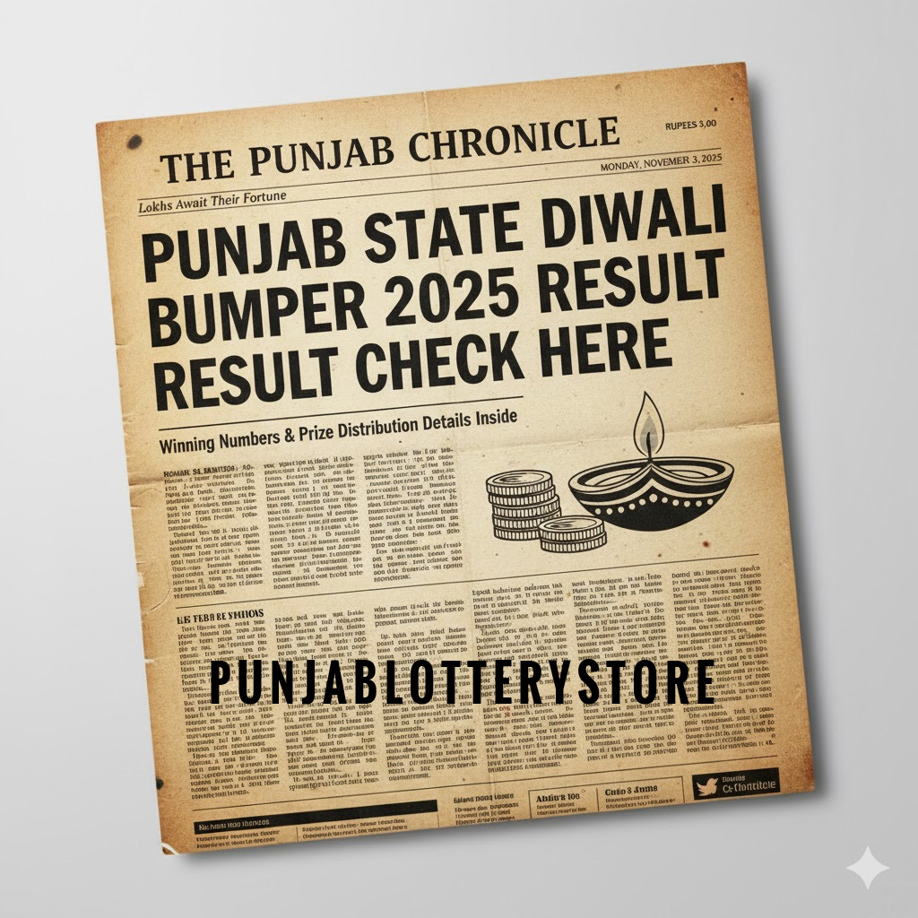 Punjab State Diwali Bumper Lottery